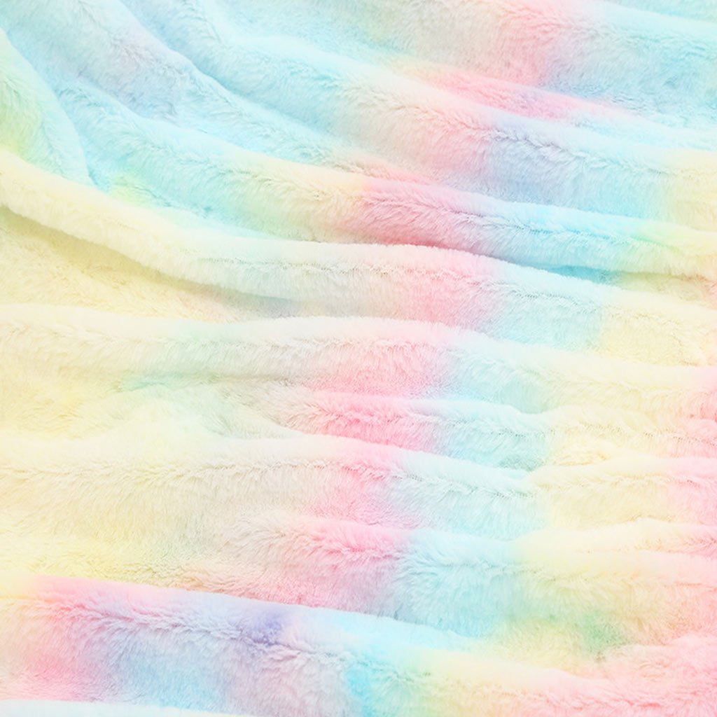 Coperta tie-dye arcobaleno