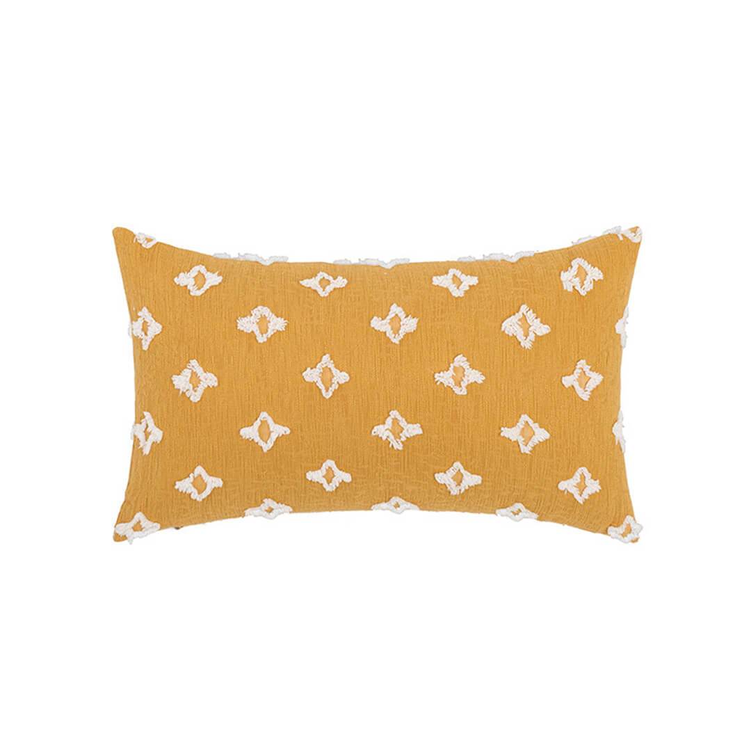 Fundas de almohadas bordadas con mechones