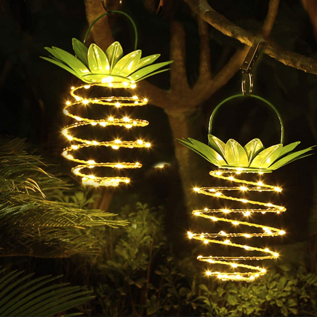 Lampes solaires étanches à l'ananas