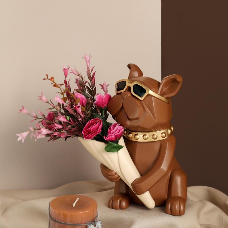 Florero fresco de la estatua del dogo