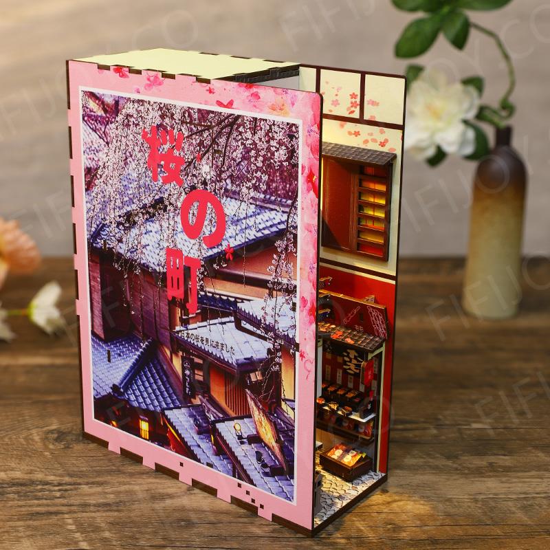 🌸Sakura Alley 3D DIY Book Nook Kit