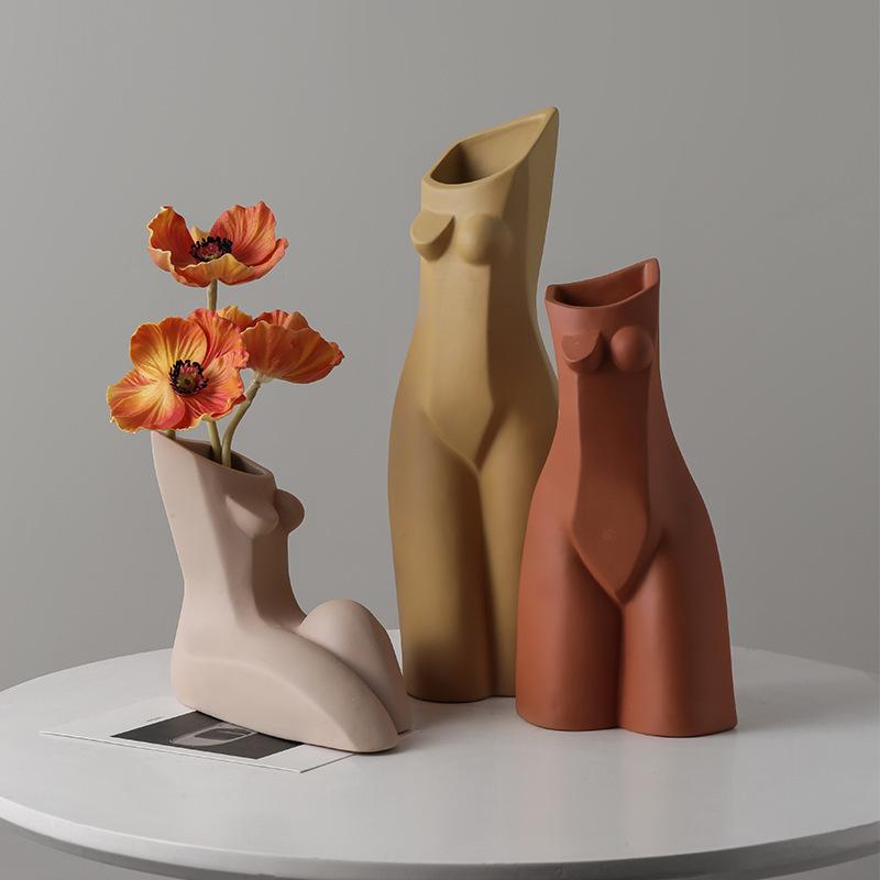 Vase im abstrakten Kunststil