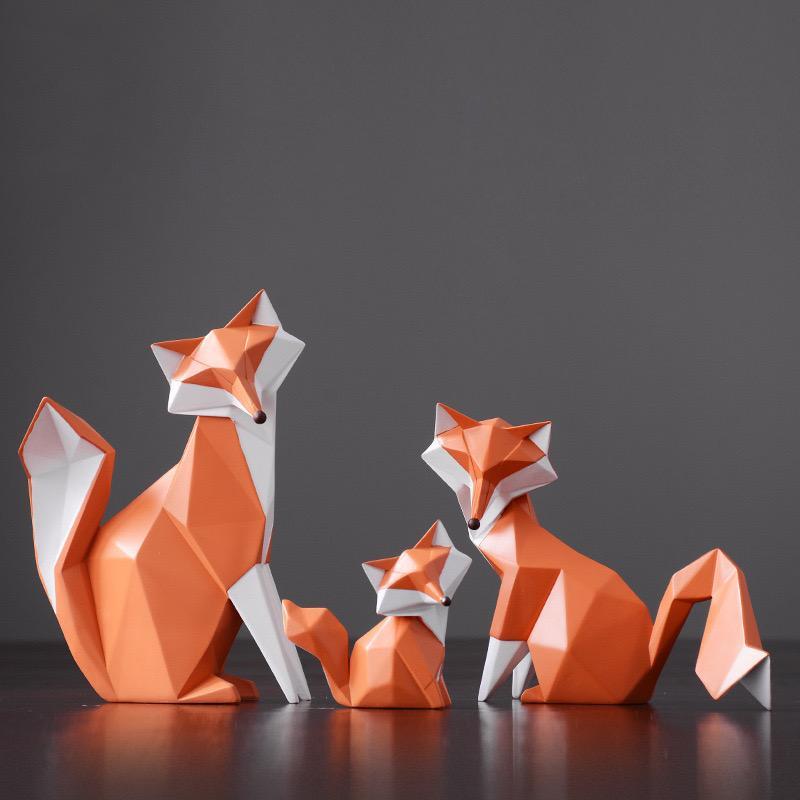 Geometrischer Orangenfuchs