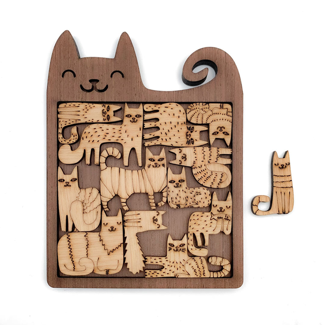 Cute Cat Educational Toy Puzzle
