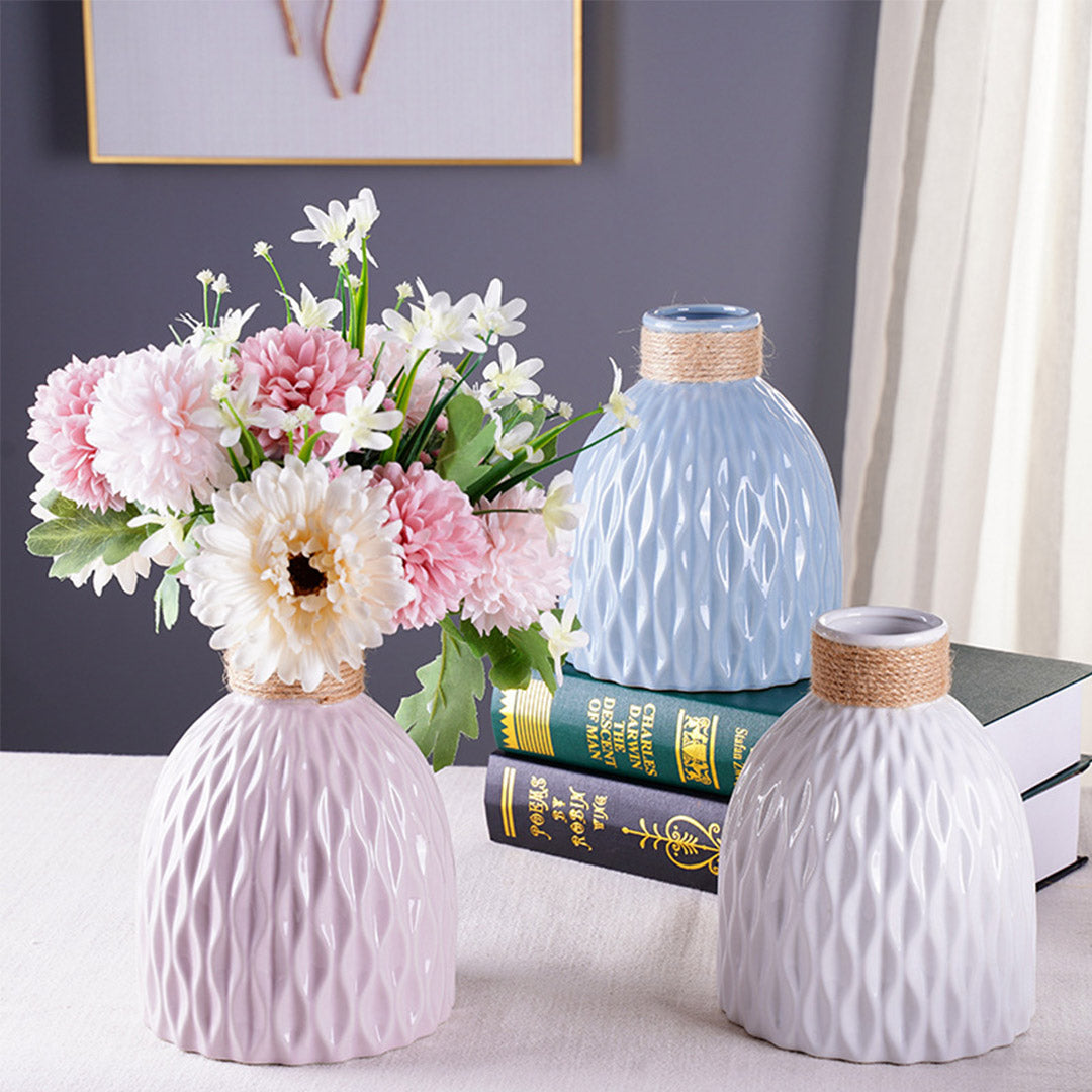 Vase en céramique de style méditerranéen