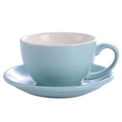 Tazas de café coloridas de cerámica