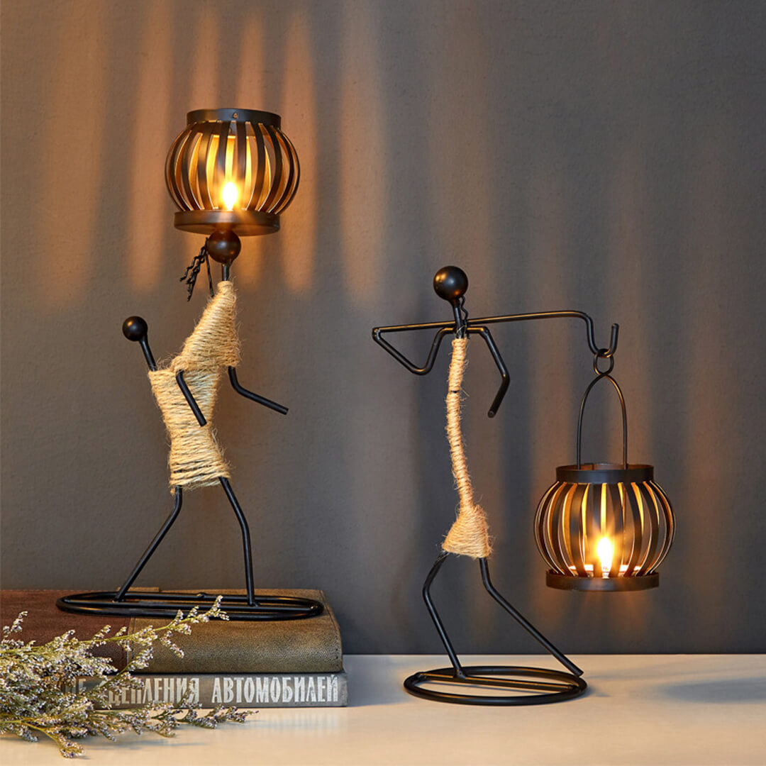 Creative Girl Candlestick Decoration