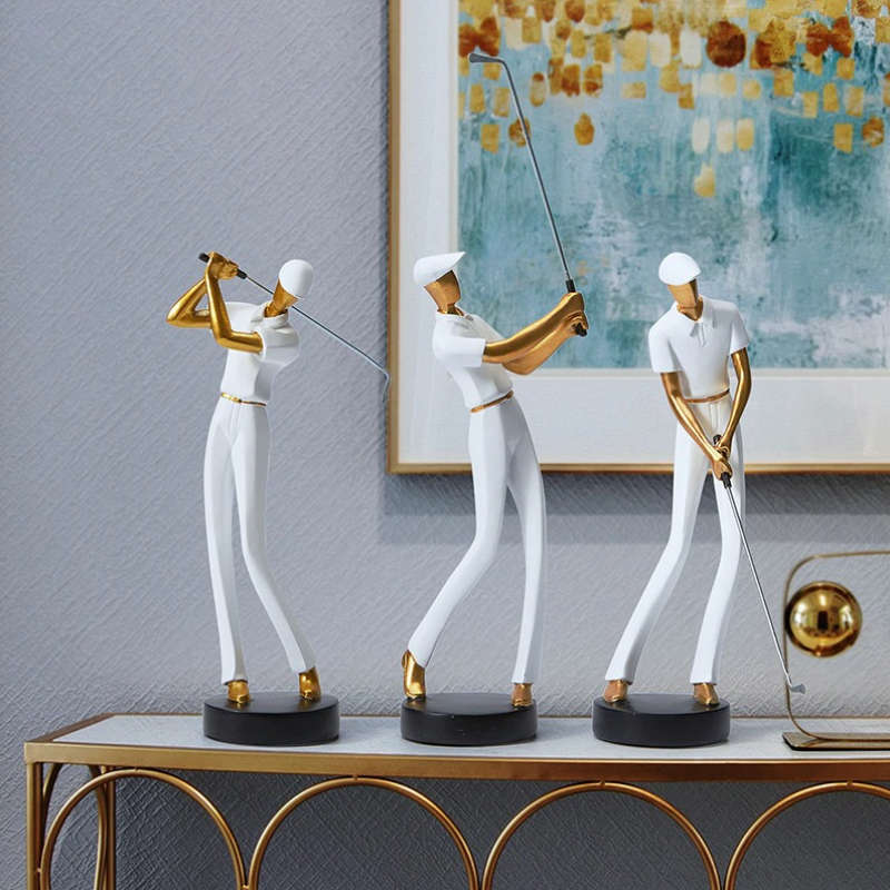 Moderne Golferfiguren