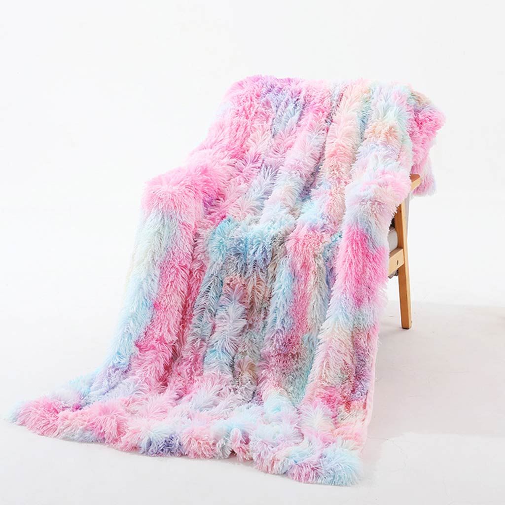 Rainbow Tie-dye Soft Blanket