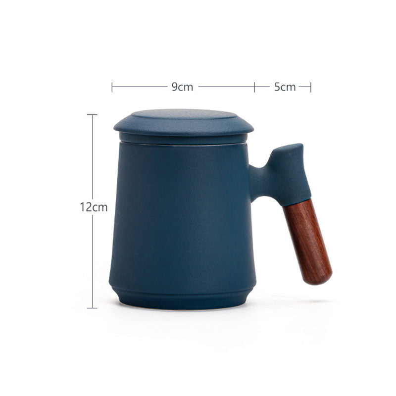 La taza de café y té degradada