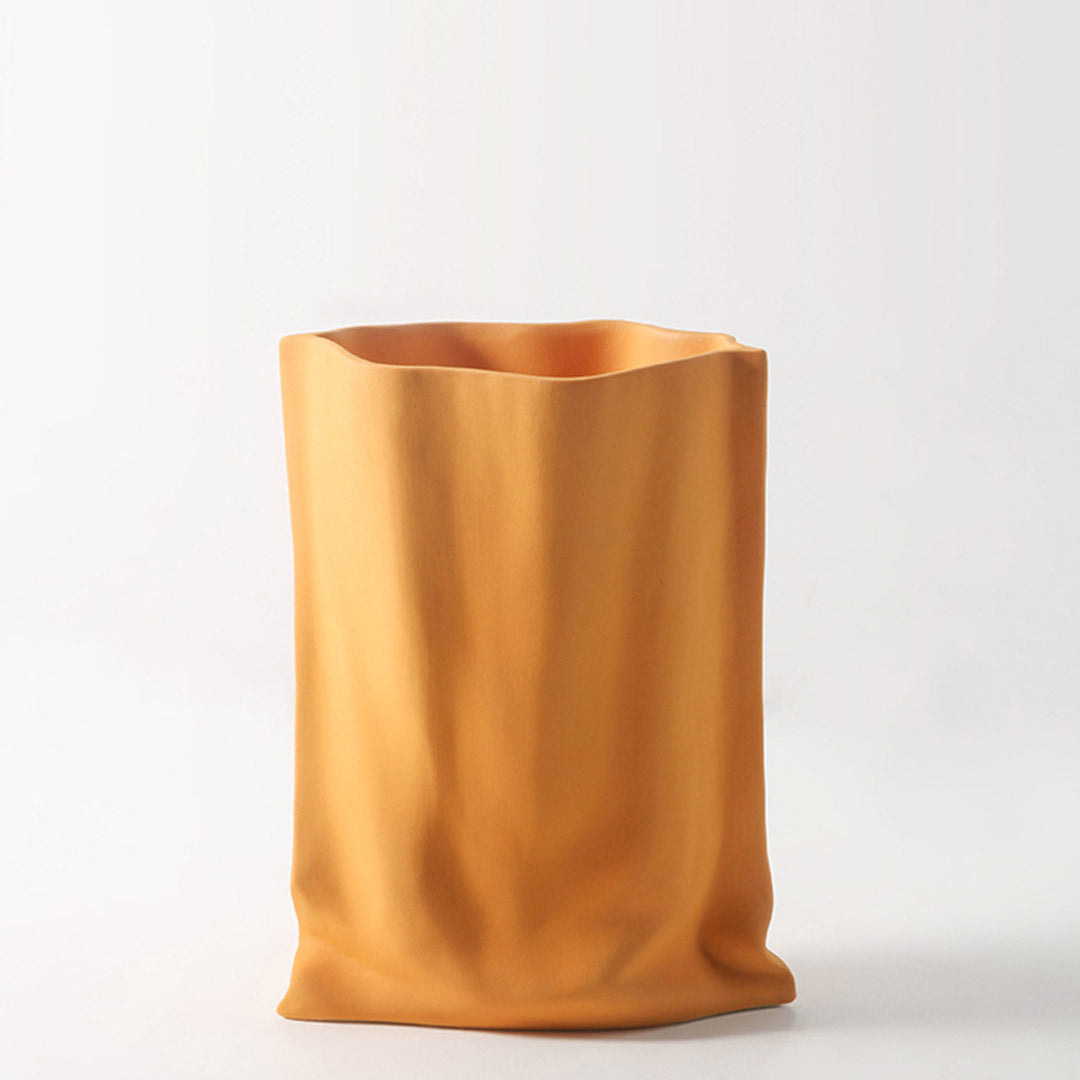Paper Bag Type Vase