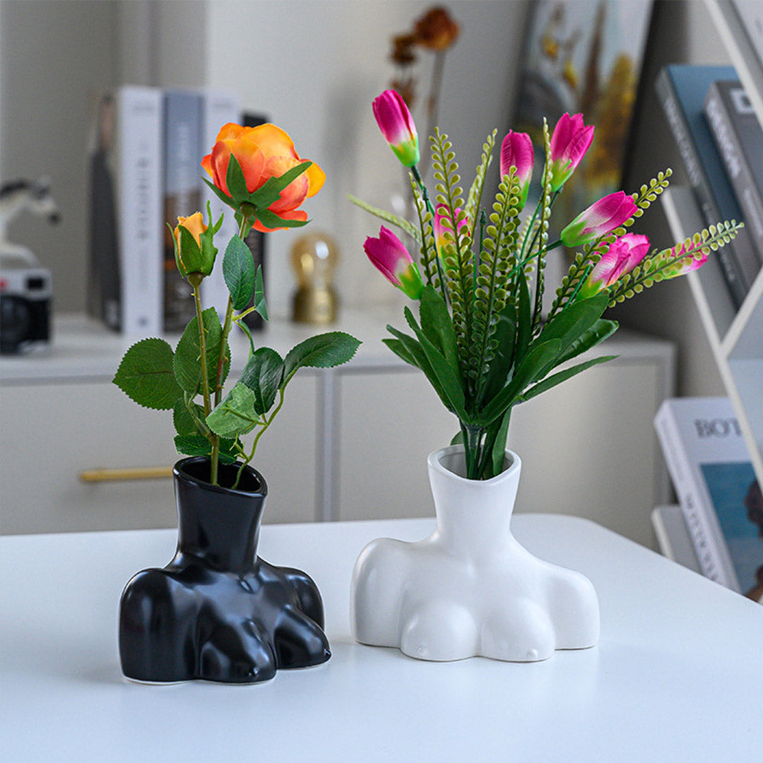 Vase de statue d'art corporel