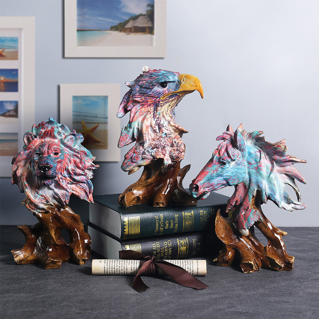 Oil Painting Animal Statue