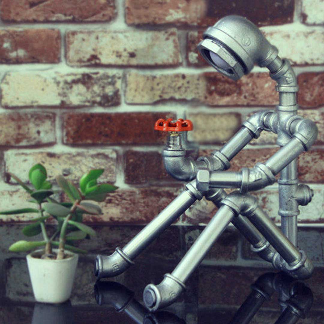 Robot Desk Lamp With Outlet