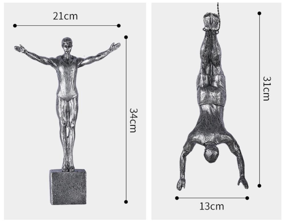 Uomo di arrampicata in stile industriale