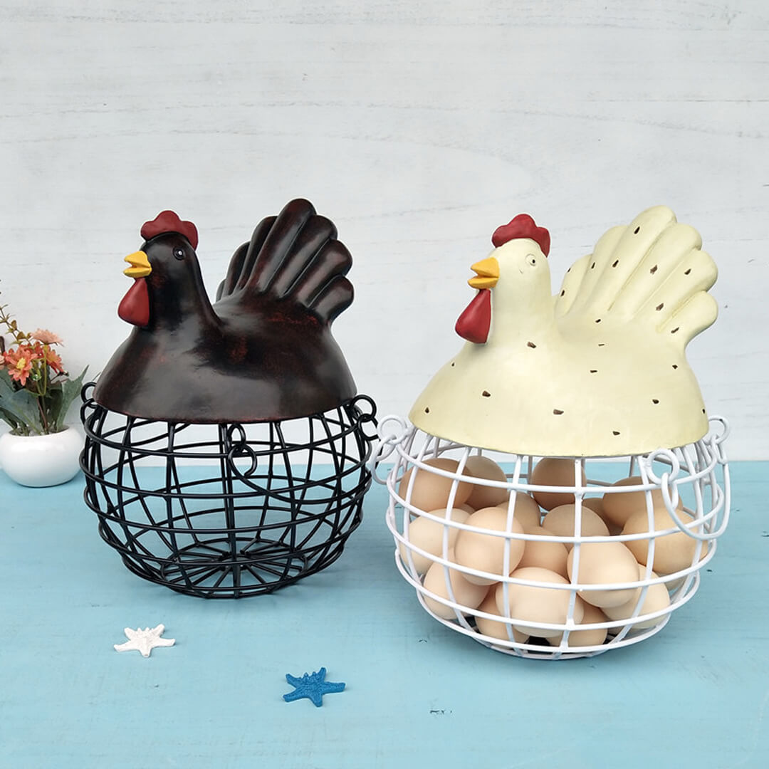 Egg Holder Hen Storage Basket