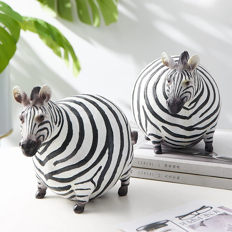 Fette Zebrafiguren