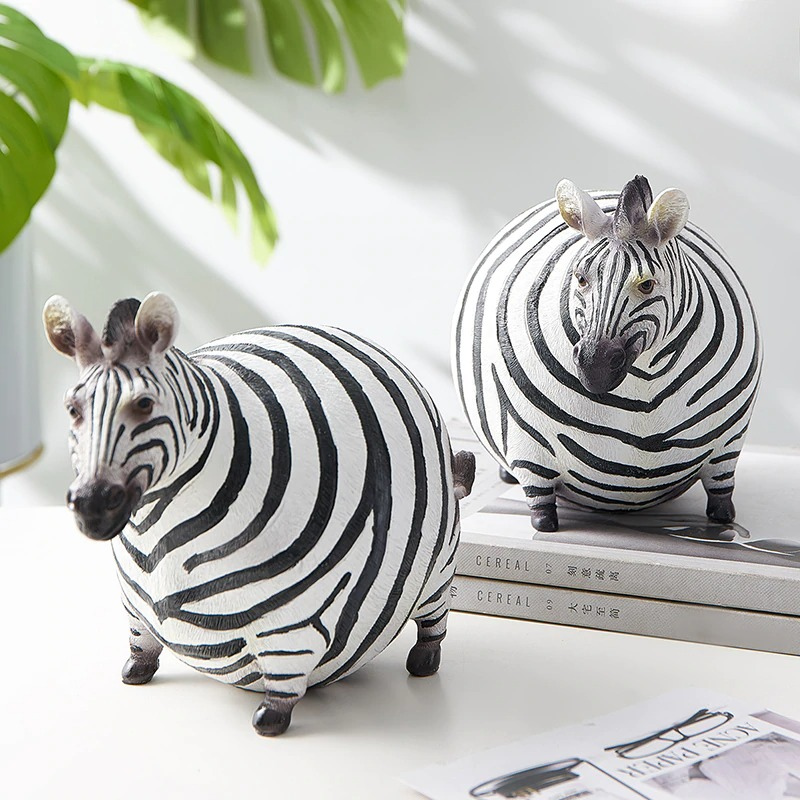 Figurine di Zebra grassa