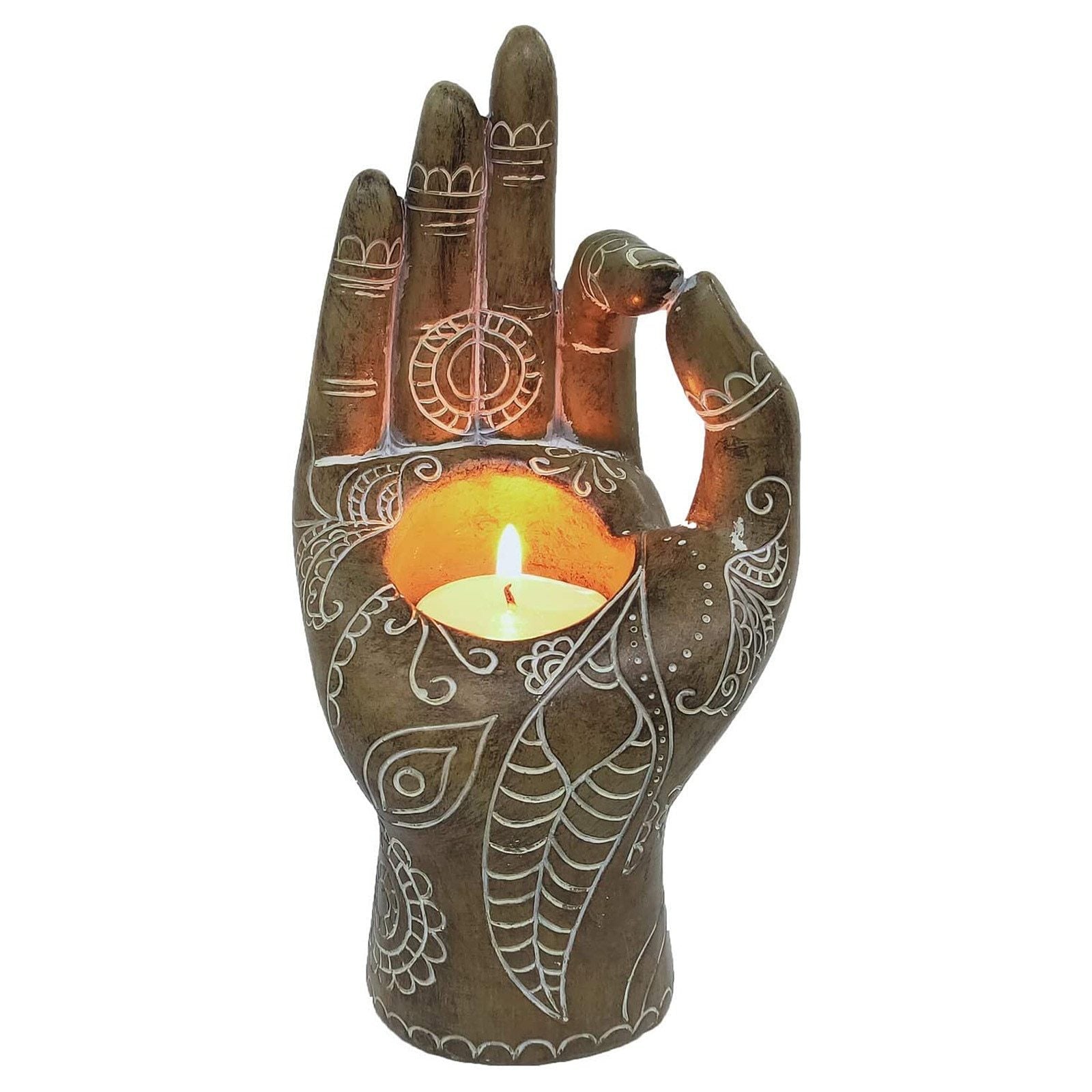 Buddha-Handkerzenhalter