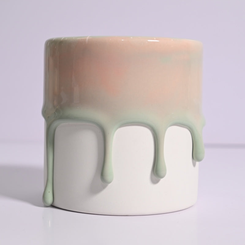 Sweet Dream Hand-made Desktop Drip Glaze Planters