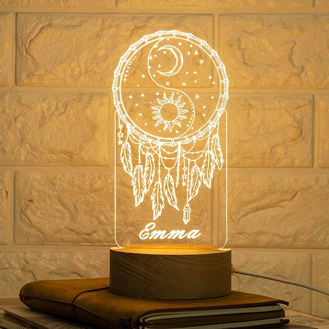 Personalized Dream Catcher Night Light