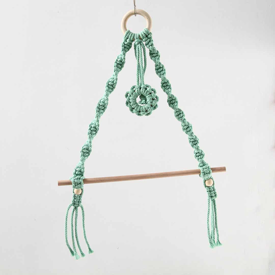 Macrame Paper Towel Holder