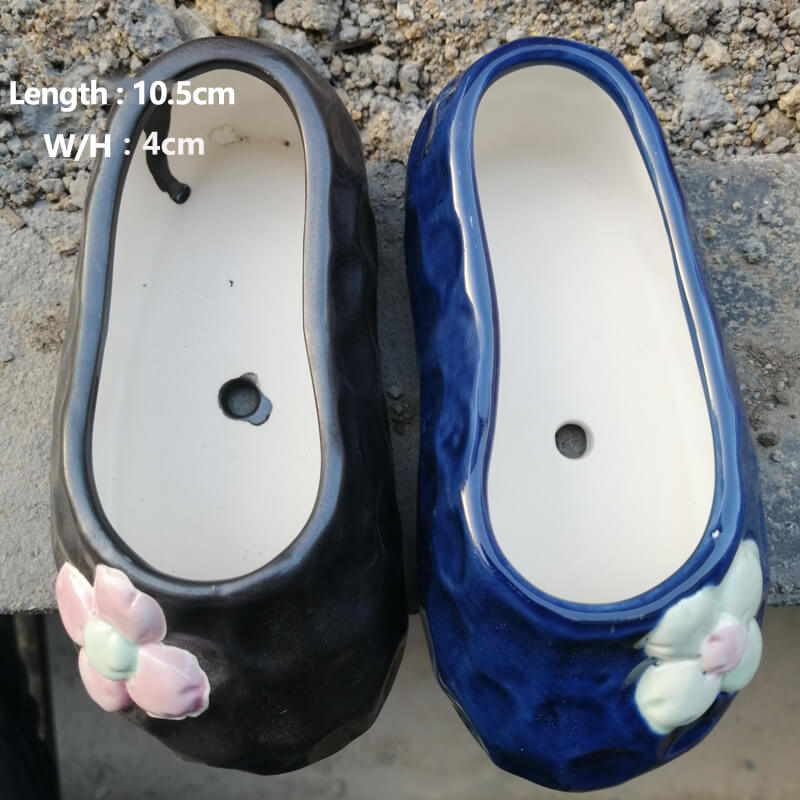 Scarpe creative Vaso di fiori in ceramica