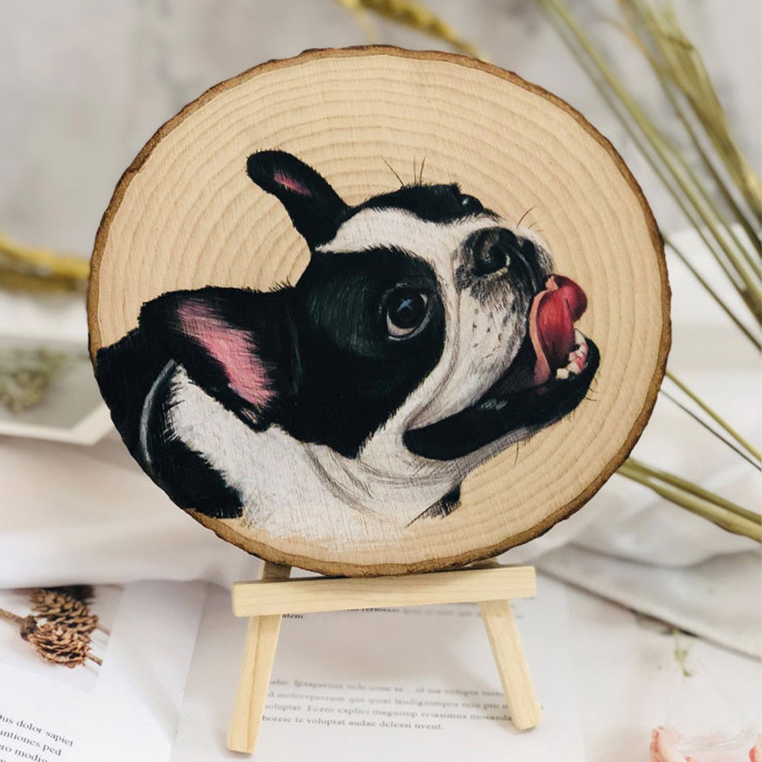 Custom Hand Painted Pet Portrait