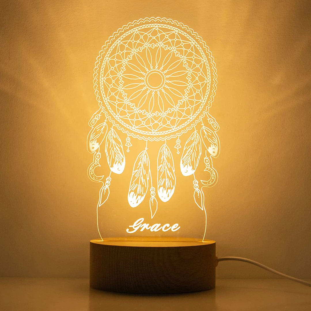 Personalized Dream Catcher Night Light