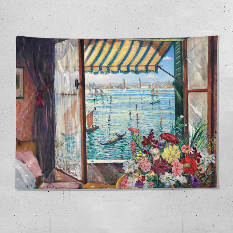 Sea View Bedroom Tapestry