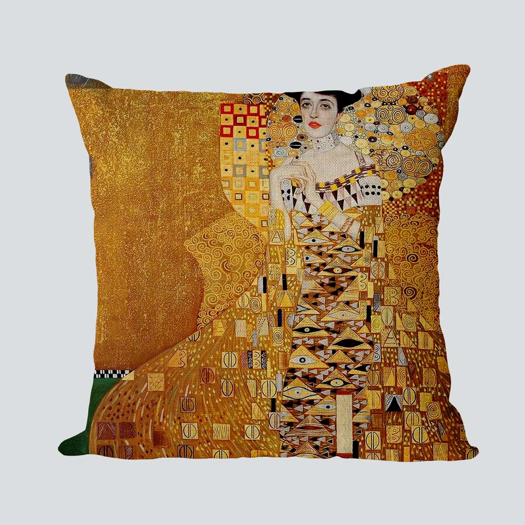 Housses de coussin inspirées de Gustav Klimt