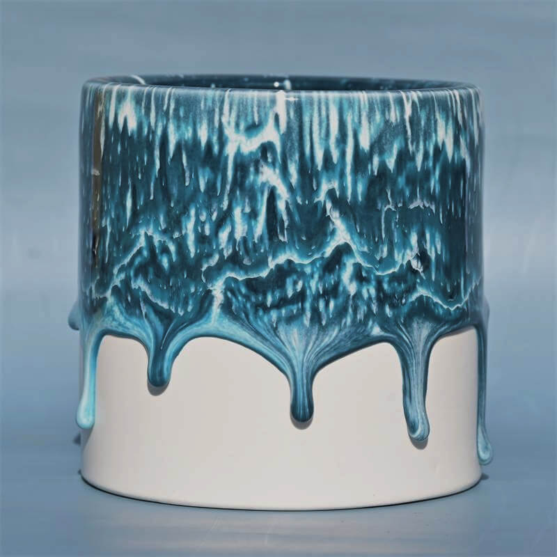 Sweet Dream Hand-made Desktop Drip Glaze Planters