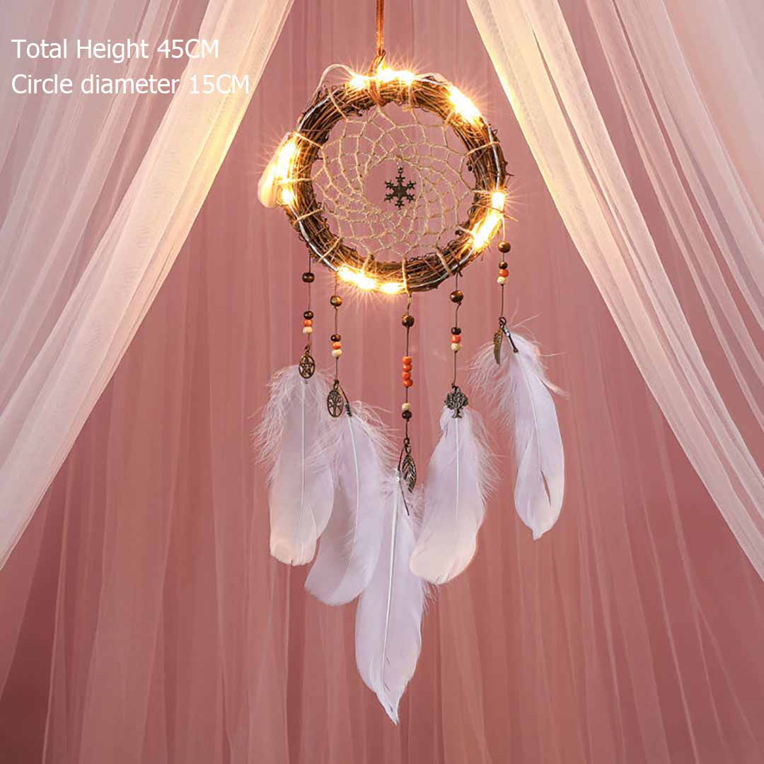 Dream Catcher With String Lights