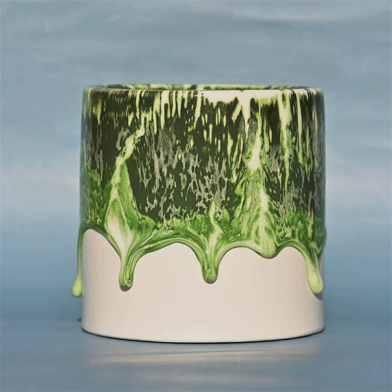 Sweet Dream Hand-made Desktop Drip Glaze Planters