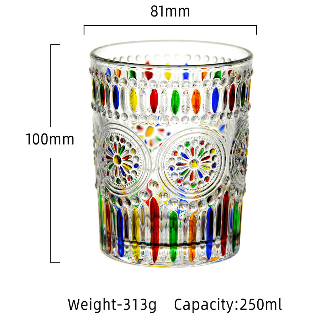 Taza creativa colorida del arco iris