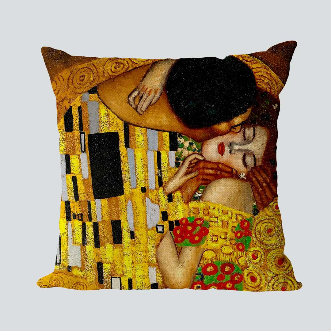 Housses de coussin inspirées de Gustav Klimt