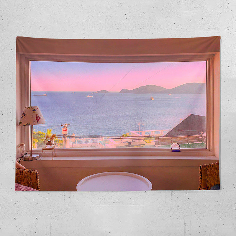 Sea View Bedroom Tapestry