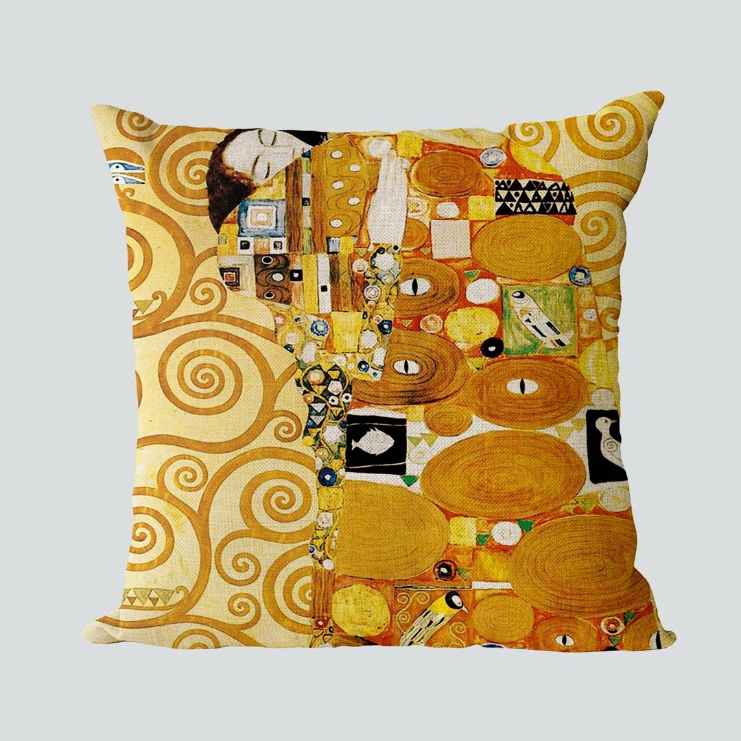 Housses de coussin inspirées de Gustav Klimt