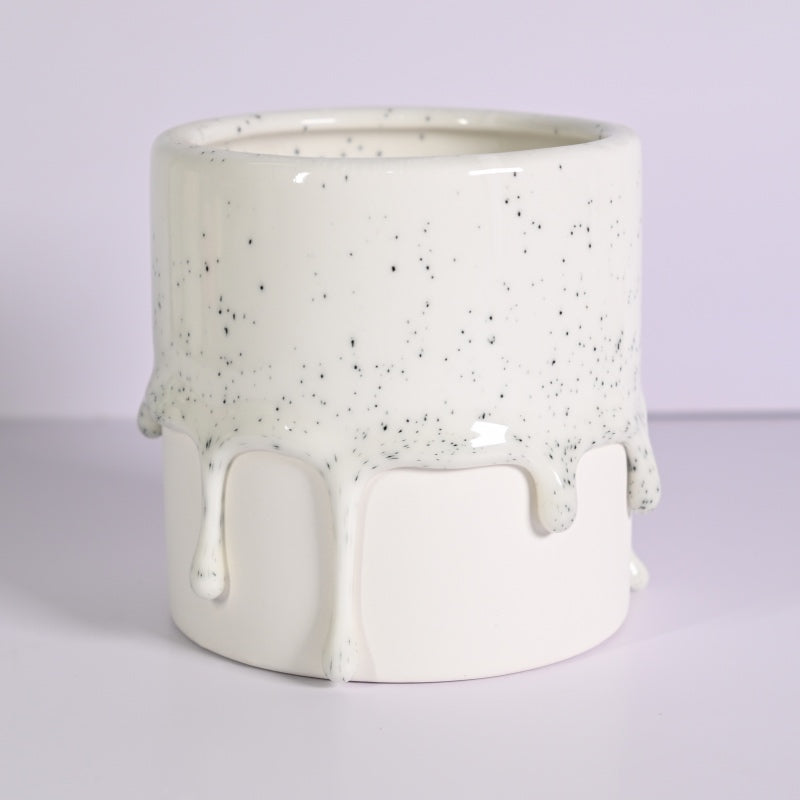 Sweet Dream Hand-made Desktop Drip Glaze Planters