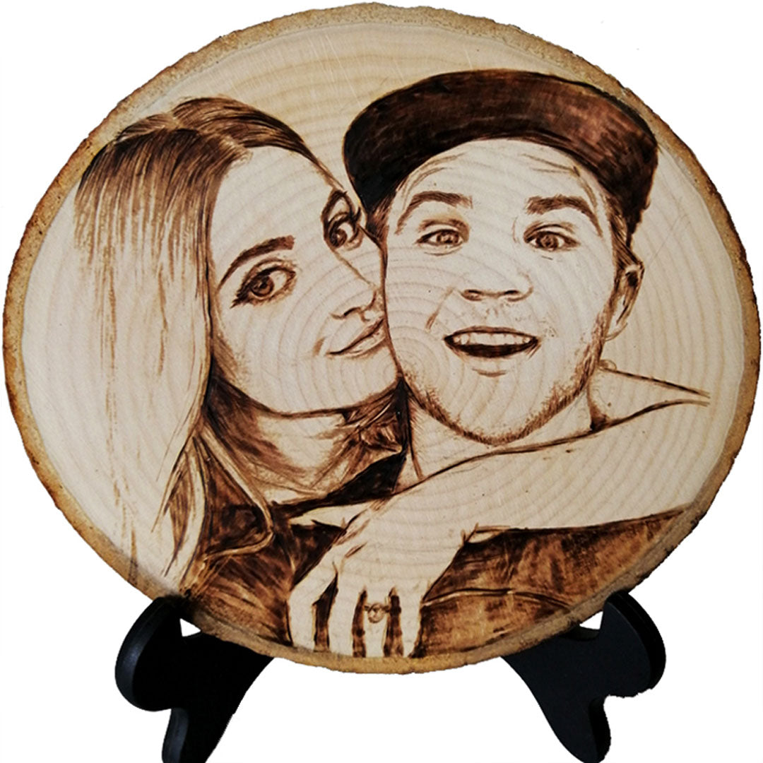 Personized Photo On Wood - Handmade