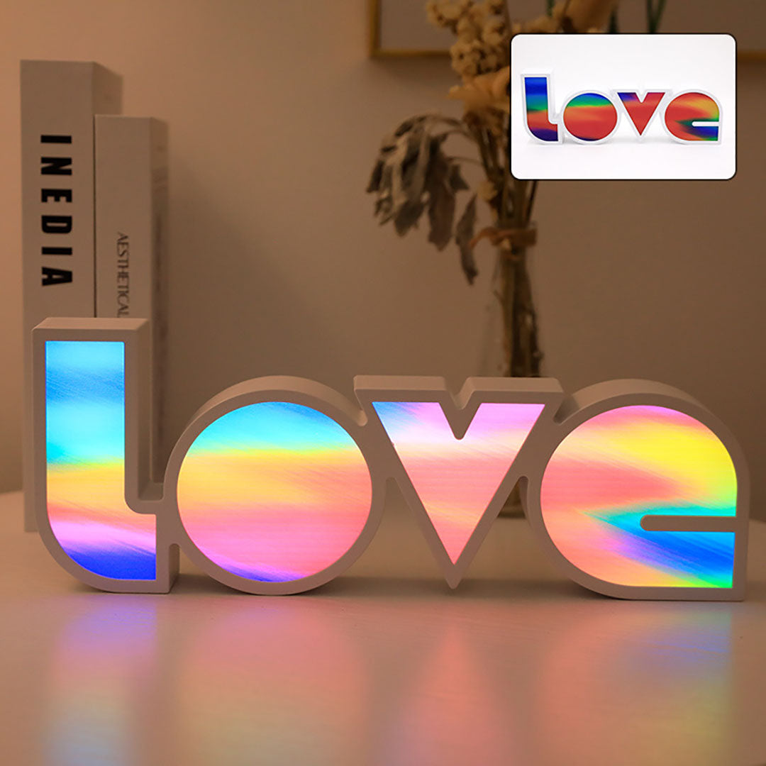 Luce notturna a LED "amore".