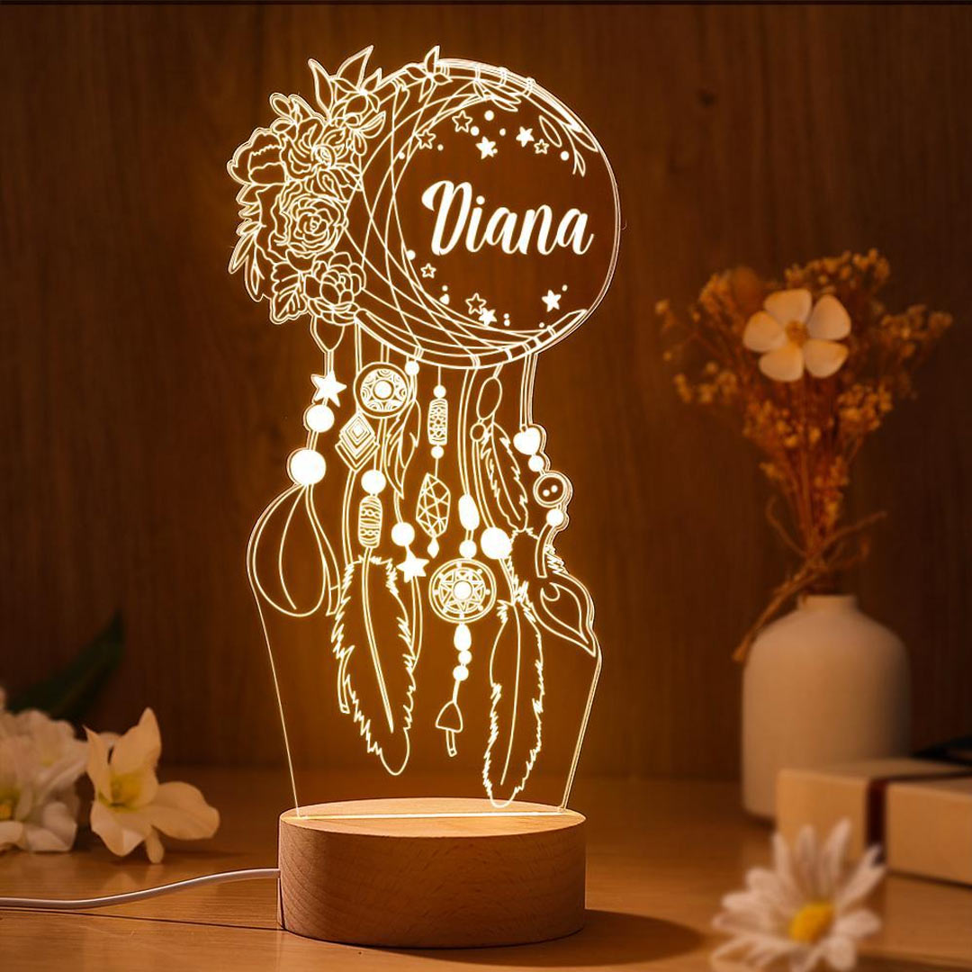 Personalized Dream Catcher Night Light