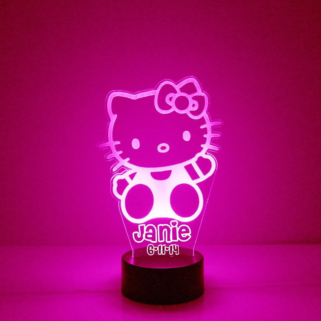 Personalized Hello Kitty Night Light