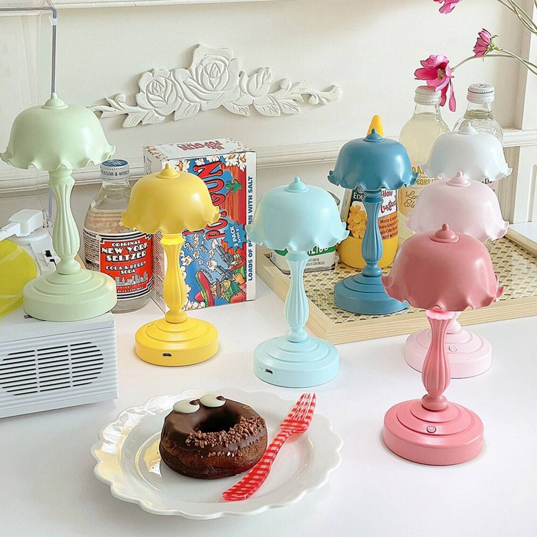 Linda lámpara de mesa vintage