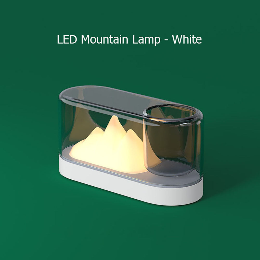 Mountain Lamp With A Pot