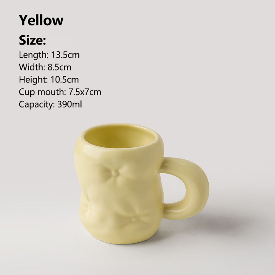 Taza de cerámica creativa