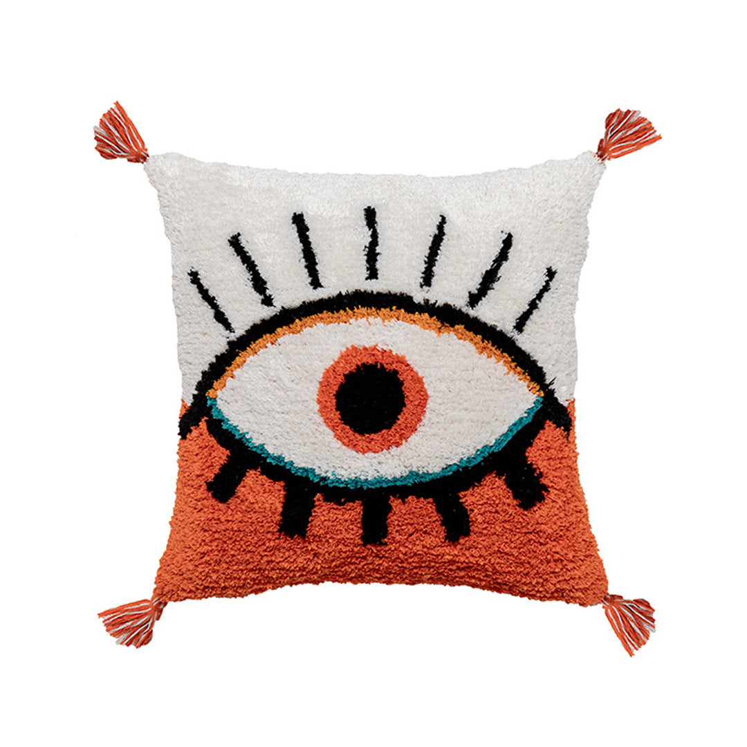Housses de coussin de broderie tuftée Boho