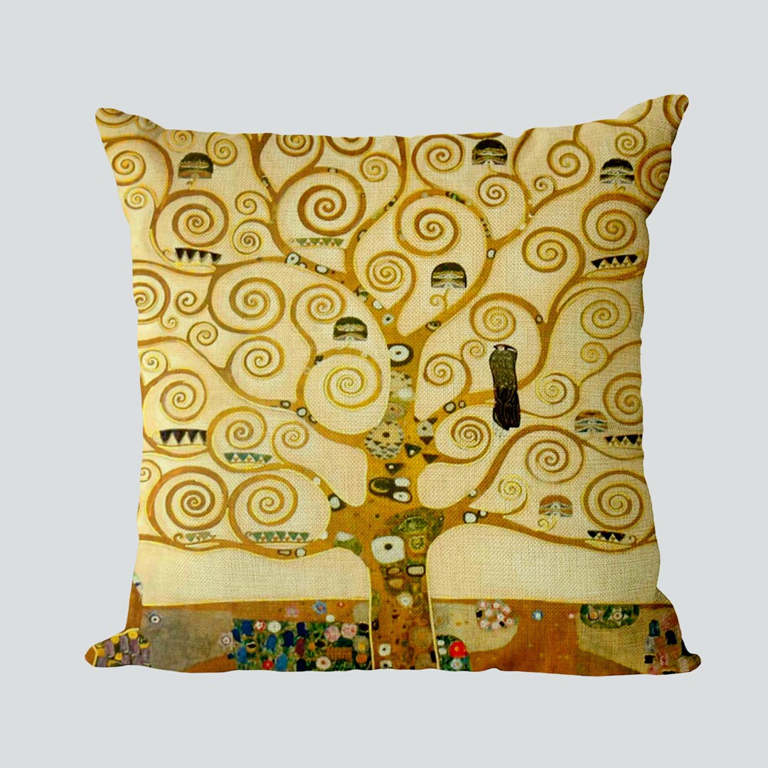 Housses de coussin inspirées de Gustav Klimt