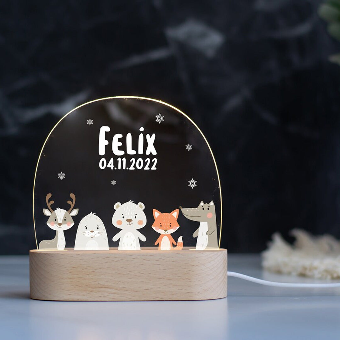 Personalized Cute Night Light