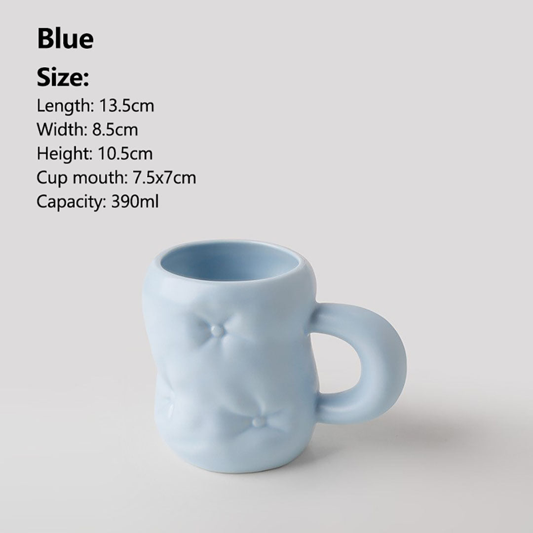 Taza de cerámica creativa